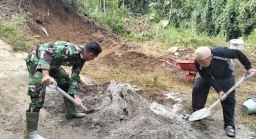Kodim 0212/TS Bangun Jembatan Beton di Mompang Lombang, Buka Akses Warga dan Perkebunan Kodim 0212/TS Bangun Jembatan Beton di Mompang Lombang, Buka Akses Warga dan Perkebunan