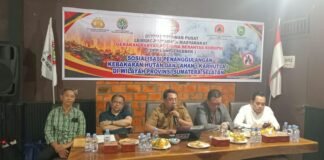 DPP LSM GEREBBEK Gelar Diskusi Publik, Soroti Penanggulangan Karhutla di Sumsel