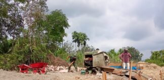 Kodim 0212/TS Percepat Pembangunan Jembatan Beton di Aek Gareder, Progres Capai 32 Persen