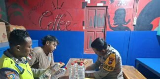 Polsek Ngimbang Gencar Laksanakan Patroli Cipkon (KRYD) Harkamtibmas Di Wilayah Ngimbang