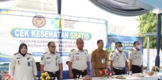 Rutan Kelas I Palembang Gelar Cek Kesehatan Gratis bagi Pegawai dan Warga Binaan, Perkuat Pelayanan Kesehatan