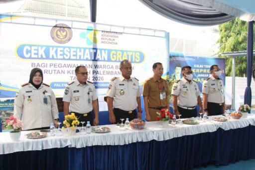 Rutan Kelas I Palembang Gelar Cek Kesehatan Gratis bagi Pegawai dan Warga Binaan, Perkuat Pelayanan Kesehatan Rutan Kelas I Palembang Gelar Cek Kesehatan Gratis bagi Pegawai dan Warga Binaan, Perkuat Pelayanan Kesehatan