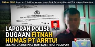 Didampingi Mantan Kepala Komnas HAM Kalbar, Analis ASI Adukan Oknum Humas PT AAN ke Polda Kalbar
