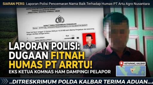 Didampingi Mantan Kepala Komnas HAM Kalbar, Analis ASI Adukan Oknum Humas PT AAN ke Polda Kalbar Didampingi Mantan Kepala Komnas HAM Kalbar, Analis ASI Adukan Oknum Humas PT AAN ke Polda Kalbar