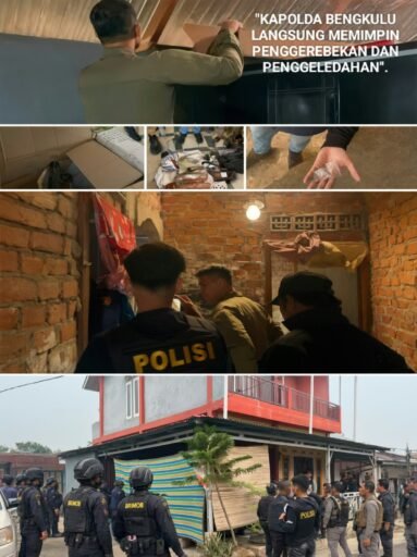 *KAPOLDA BENGKULU PIMPIN LANGSUNG OPERASI GEREBEK SARANG NARKOBA: PERANG TOTAL DILUNCURKAN DI BUMI RAFFLESIA* *KAPOLDA BENGKULU PIMPIN LANGSUNG OPERASI GEREBEK SARANG NARKOBA: PERANG TOTAL DILUNCURKAN DI BUMI RAFFLESIA*