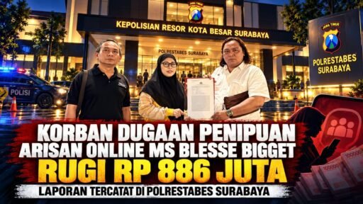 Korban Dugaan Penipuan Arisan Online MS Blesse Bigget, Laporan Tercatat di Polrestabes Surabaya Korban Dugaan Penipuan Arisan Online MS Blesse Bigget, Laporan Tercatat di Polrestabes Surabaya