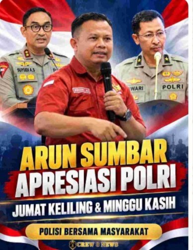*Ketua ARUN Sumbar Apresiasi Jumat Keliling dan Minggu Kasih, Sejalan dengan Asta Cita* *Ketua ARUN Sumbar Apresiasi Jumat Keliling dan Minggu Kasih, Sejalan dengan Asta Cita*
