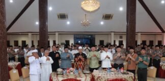 Kapolres Lamongan Hadiri Doa Bersama Lintas Agama Peringati Dua Tahun Pemerintahan Prabowo-Gibran