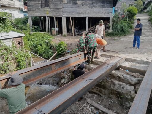 Kodim 0205/TK Bangun Jembatan Beton Pernantin, Progres Capai 38 Persen Kodim 0205/TK Bangun Jembatan Beton Pernantin, Progres Capai 38 Persen
