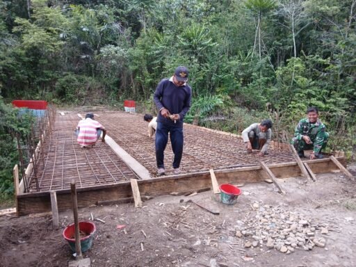 Kodim 0205/TK Pacu Pembangunan Jembatan Beton di Kidupen Karo, Progres Capai 55 Persen Kodim 0205/TK Pacu Pembangunan Jembatan Beton di Kidupen Karo, Progres Capai 55 Persen