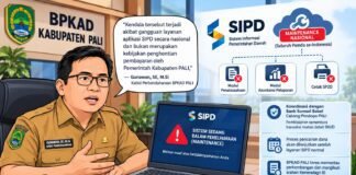 “SIPD Gangguan Nasional, Pencairan Dana Pemkab PALI Terkendala” Ini Penjelasannya 👇