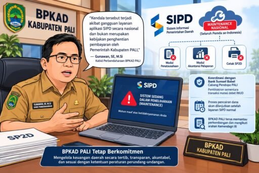 “SIPD Gangguan Nasional, Pencairan Dana Pemkab PALI Terkendala” Ini Penjelasannya 👇 “SIPD Gangguan Nasional, Pencairan Dana Pemkab PALI Terkendala” Ini Penjelasannya 👇