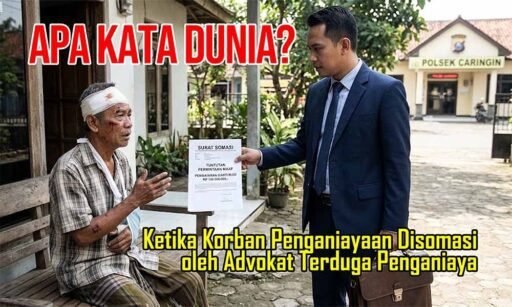 *Ketika Korban Penganiayaan Disomasi oleh Advokat Terduga Penganiaya, Apa Kata Dunia?* *Ketika Korban Penganiayaan Disomasi oleh Advokat Terduga Penganiaya, Apa Kata Dunia?*
