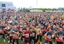 Resimen Hanud 1 Pasgat Sukses Gelar Korpasgat Charity Run 2026