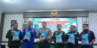 Polres Meranti Serahkan Kasus 25 Ton Beras Tanpa Sertifikat Karantina ke Balai Karantina Riau
