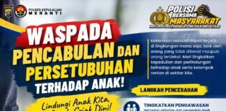 Ciptakan Lingkungan Aman, Polres Meranti Ajak Masyarakat Perangi Kekerasan Seksual Anak