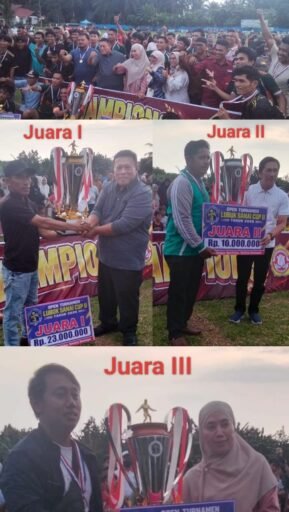 *KEMENANGAN DAN KEBAHAGIAAN TAK TERHINGGA: PORAMI FC JUARA, BUPATI MUKOMUKO HADIR LANGSUNG PADA LAGA PUNCAK* *KEMENANGAN DAN KEBAHAGIAAN TAK TERHINGGA: PORAMI FC JUARA, BUPATI MUKOMUKO HADIR LANGSUNG PADA LAGA PUNCAK*