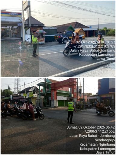 Guna Cegah Kemacetan Polsek Ngimbang Gelar Commanderwish Pagi di Beberapa Titik Rawan Kemacetan Guna Cegah Kemacetan Polsek Ngimbang Gelar Commanderwish Pagi di Beberapa Titik Rawan Kemacetan