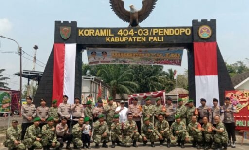 HUT TNI ke-81 di Koramil 404-03/Pendopo: Simbol Kekuatan Sinergitas Tanpa Batas Mewujudkan Indonesia Makmur. HUT TNI ke-81 di Koramil 404-03/Pendopo: Simbol Kekuatan Sinergitas Tanpa Batas Mewujudkan Indonesia Makmur.