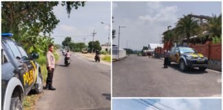 Intensifkan Patroli Harkamtipmas Polsek Ngimbang Sisir Beberapa Obyek Vital Di Wilayah Ngimbang