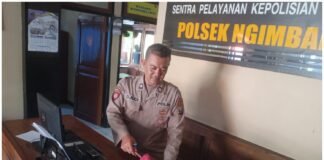 Polsek Ngimbang Laksanakan Pengecekan Barang Inventaris dan Kebersihan Mapolsek Ngimbang