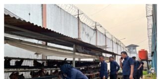 Lapas Muara Enim Gelar Tour to Branggang, Wujudkan Lingkungan Bersih dan Deteksi Dini Gangguan Kamtib