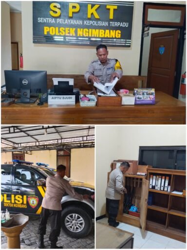 Polsek Ngimbang Laksanakan Pengecekan Secara Rutin Barang Inventaris dan Kebersihan Mapolsek Ngimbang Polsek Ngimbang Laksanakan Pengecekan Secara Rutin Barang Inventaris dan Kebersihan Mapolsek Ngimbang