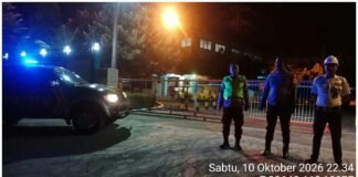 Polsek Ngimbang Gelar Patroli Blue Light Guna Menjaga Siskamtibmas Daerah Rawan Kriminal Di Wilayah Ngimbang