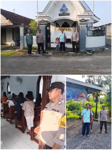 Personil Polsek Ngimbang Gelar Pengamanan Ibadah Minggu Pagi Di Gereja GKJTU Dan GJWI Desa Ngasemlemahbang Personil Polsek Ngimbang Gelar Pengamanan Ibadah Minggu Pagi Di Gereja GKJTU Dan GJWI Desa Ngasemlemahbang