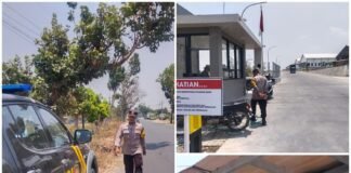 Intensifkan Patroli Harkamtipmas Polsek Ngimbang Sisir Beberapa Obyek Vital Di Wilayah Ngimbang