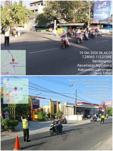 Kapolsek Ngimbang Demi Antisipasi Kemacetan Gelar Commanderwish Pagi di Wilayah Ngimbang Kapolsek Ngimbang Demi Antisipasi Kemacetan Gelar Commanderwish Pagi di Wilayah Ngimbang