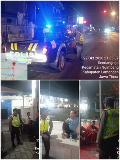 Polsek Ngimbang Gelar Patroli Blue Light Guna Menjaga Siskamtibmas Daerah Rawan Kriminal Di Wilayah Ngimbang Polsek Ngimbang Gelar Patroli Blue Light Guna Menjaga Siskamtibmas Daerah Rawan Kriminal Di Wilayah Ngimbang