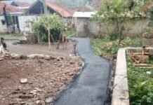 Pemdes Bungurjaya Perkuat Infrastruktur Jalan Lingkungan dari DBH Pajak dan Retribusi Daerah