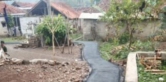 Pemdes Bungurjaya Perkuat Infrastruktur Jalan Lingkungan dari DBH Pajak dan Retribusi Daerah