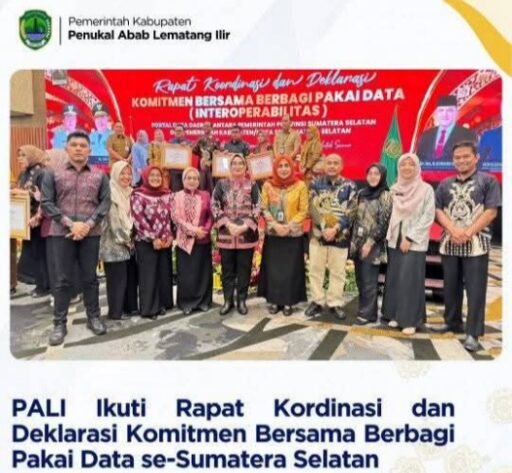 “Kikis Silokrasi Data, Pemkab PALI Sabet Penghargaan Terbaik ke-4 Satu Data Indonesia se-Sumsel” “Kikis Silokrasi Data, Pemkab PALI Sabet Penghargaan Terbaik ke-4 Satu Data Indonesia se-Sumsel”