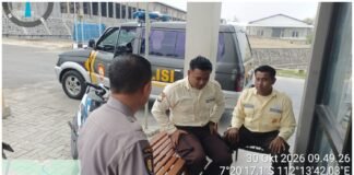 Intensifkan Patroli Harkamtipmas Polsek Ngimbang Sisir Beberapa Obyek Vital Di Wilayah Ngimbang