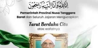 Tuan Guru Bagu Berpulang, Miq Iqbal: NTB Kehilangan Ulama dan Guru Umat
