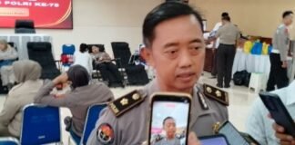 Donor Darah Serentak Polda NTB, Targetkan 300 Lebih Kantong Darah Peringati HUT Humas Polri ke-75