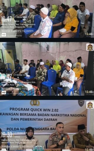 Pasca Operasi Sarang Narkoba, Polda NTB Gandeng Pemkot dan BNNK Bina Warga Karang Bagu Pasca Operasi Sarang Narkoba, Polda NTB Gandeng Pemkot dan BNNK Bina Warga Karang Bagu