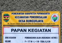 Di Tengah Pemangkasan Dana Desa, Pemdes Bungurjaya Tetap Realisasikan Jalan Menuju TPU