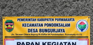 Di Tengah Pemangkasan Dana Desa, Pemdes Bungurjaya Tetap Realisasikan Jalan Menuju TPU