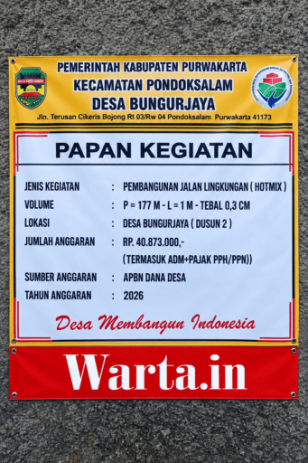 Di Tengah Pemangkasan Dana Desa, Pemdes Bungurjaya Tetap Realisasikan Jalan Menuju TPU Di Tengah Pemangkasan Dana Desa, Pemdes Bungurjaya Tetap Realisasikan Jalan Menuju TPU
