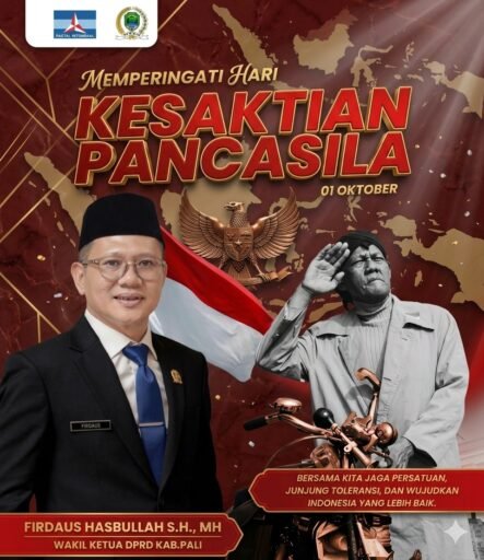 Gelorakan Semangat 1 Oktober, Wakil Ketua DPRD PALI: Pancasila Adalah Pengikat Abadi Bangsa. Gelorakan Semangat 1 Oktober, Wakil Ketua DPRD PALI: Pancasila Adalah Pengikat Abadi Bangsa.