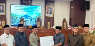 Lima Fraksi DPRD Lebong Sepakati Raperda Perubahan APBD 2026 dalam Rapat Paripurna